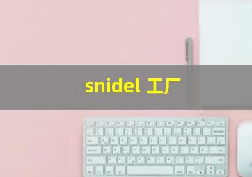 snidel 工厂